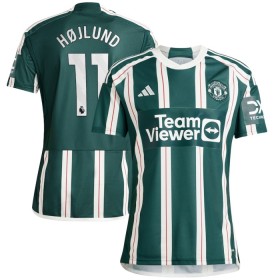 Levné Manchester United Hojlund 11 Venkovní Fotbalové dresy 2023-24 Krátký Rukáv